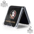 Florida State University Black Jersey Galaxy Z Flip6 Clear Case